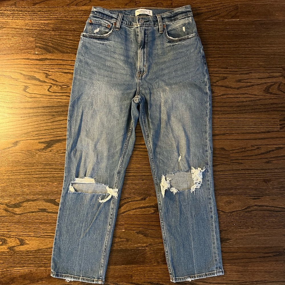 Abercrombie The Ankle Straight denim
